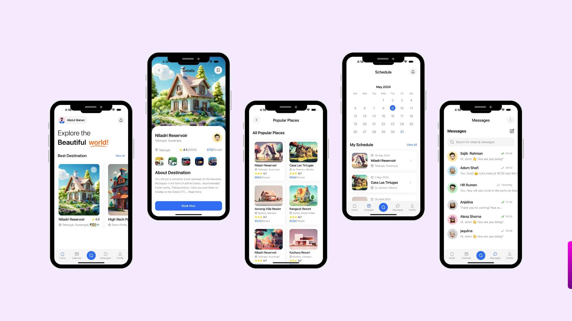 Travenor - Hotel Booking App screen 3